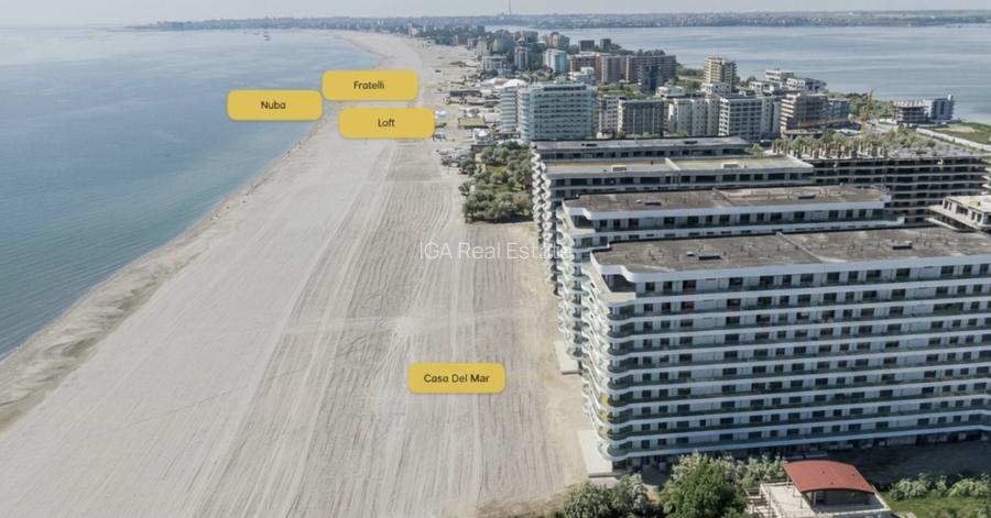 Prima linie pe plaja cu pisicina si parcare privata | Complex Casa del Mar  - 8