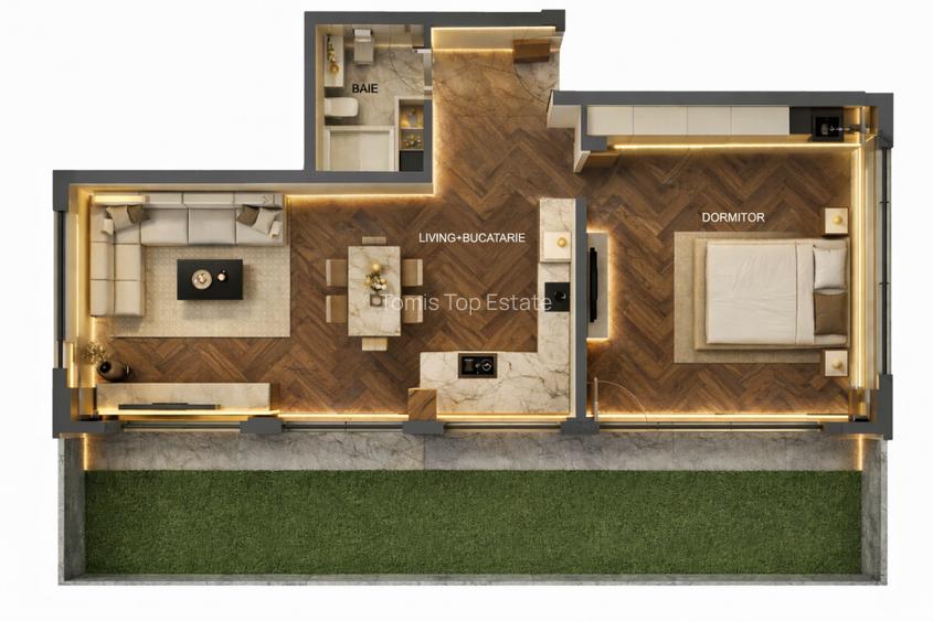 Apartament 2 camere in Constanta, Faleza Nord – 100m de plaja, la CHEIE - 9