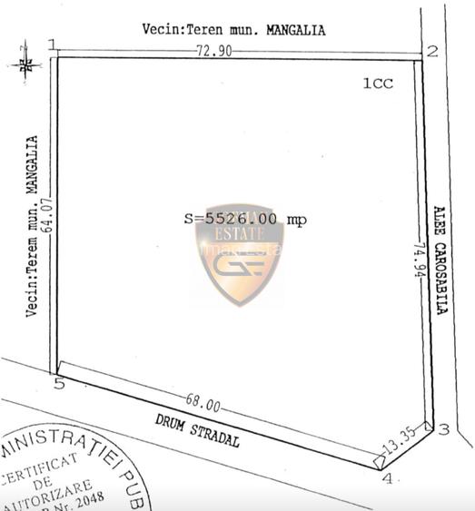Teren 5526mp, intravilan, Jupiter, 2 deschideri, se acccepta schimb - 2
