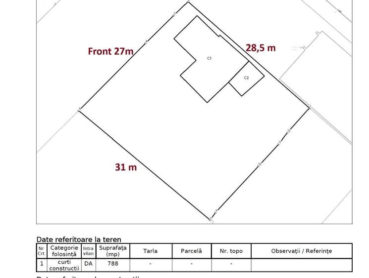 Casa in locatie de exceptie, 788 mp, front 27 m - Andrei Muresanu - 5