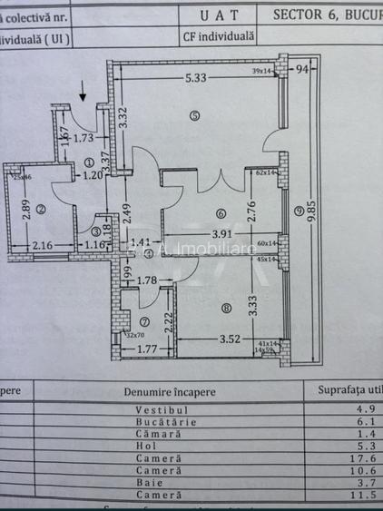 3 Camere Decomandat Drumul Taberei-Raul Doamnei. - 5