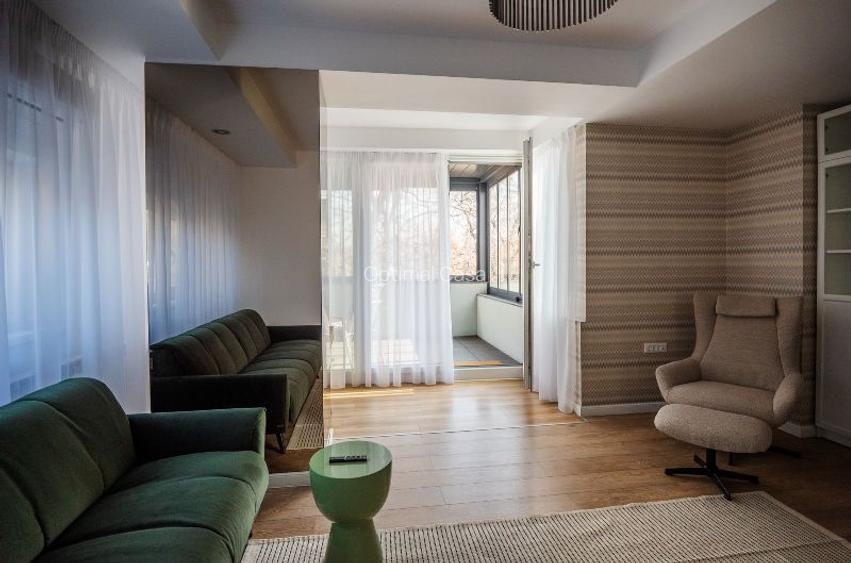 Aviatorilor ,stradal,3 camere,amenajat,mobilat si utilat ,terase,etaj 2/3, - 17