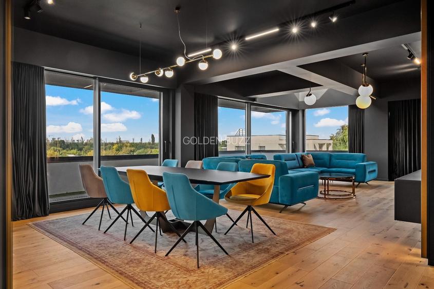 Apartament 3 camere lux | 140 mp | 33 mp terasă | Șos. Petricani - 34