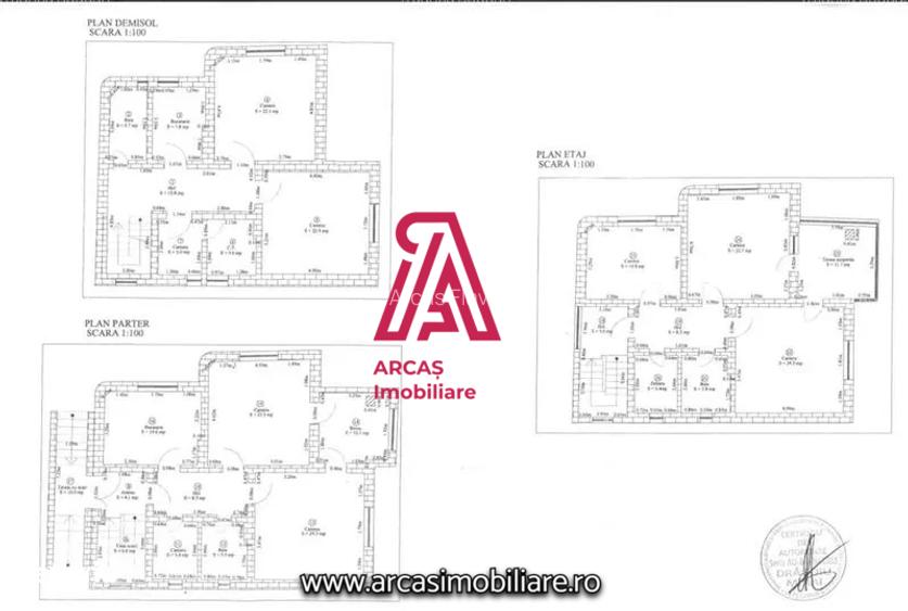 Casa de vanzare 7 camere, teren 1000 mp Sub Arini! - 2