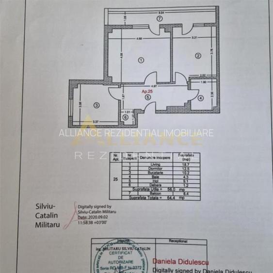 Apartament 2 camere decomandat – Deco Residence (Biruintei 93) - 9