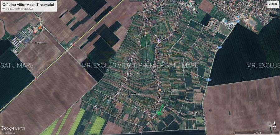 De vanzare Teren extravilan 2000 mp Carei - Gradina Viilor, Valea Tireamului - 10