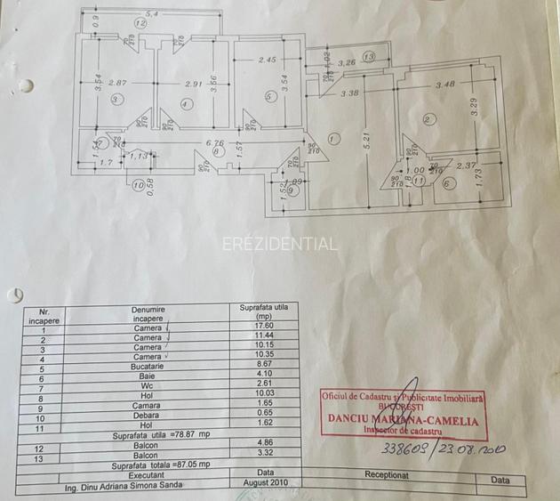 Apartament 4 camere  semidecomandat – Ghencea - 9