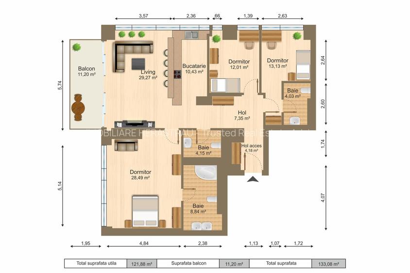 LUXURY 3 bedrooms | Zona Floreasca | PREMIUM - 1