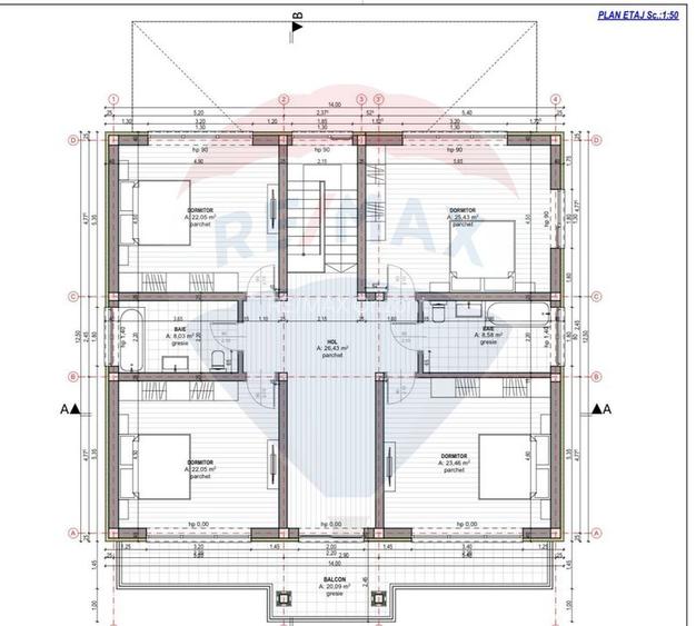 Vilă modernă P+1 în Ghimbav | 330 mp utili | Teren 815 mp - la roșu - 6