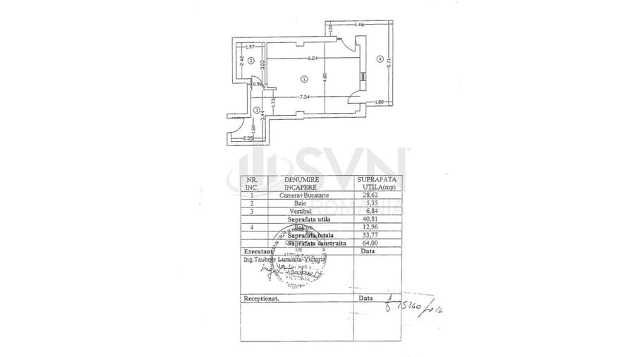 REA1022393 Studio dublu 54 mp cu loc de parcare -  Aviatiei