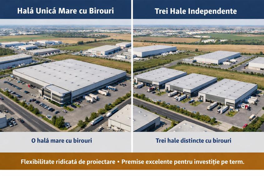 Teren industrial 10.000 mp | Dublă deschidere | Acces CENTURA I OMNIA- LOGISTIC