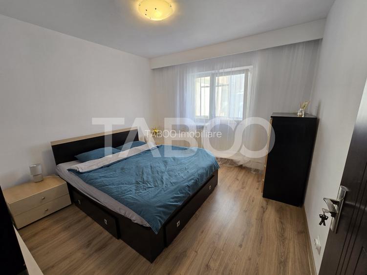 Apartament 3 camere decomandat renovat 2 bai 2 balcoane Turnisor Sibiu - 3
