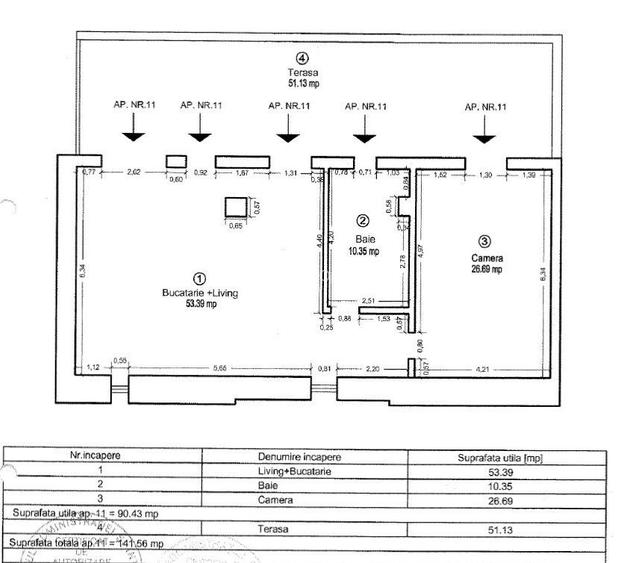 Penthouse de inchiriat - zona Centrala - 1