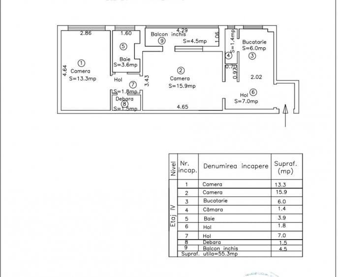Apartament 2 camere – langa Iulius Mall | Renovat | Comision 0% - 36