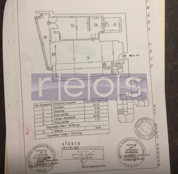 VANZARE 2 CAMERE -SEMIDECOMANDAT - UPGROUND RESIDENCE - 18