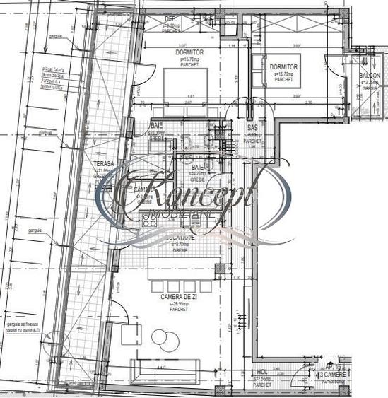Apartament cu parcare subterana si terasa, cartierul Someseni - 10