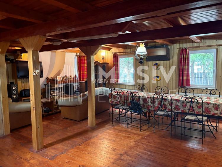 🏡 Casă din lemn masiv cu 7 camere, saună și teren generos – Azuga - 7