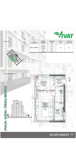 Apartament  2 camere tip studio – VIVAT Residence, Târgu Mureș - 8