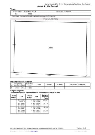 Vând teren intravilan in Com CA Rosetti sat Bălteni jud Buzău - 3