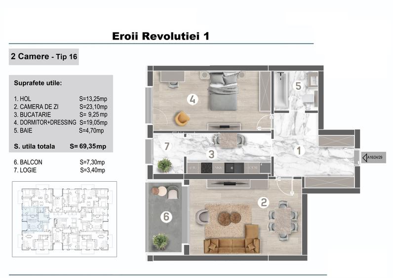 Apartament 2 camere-80mp-Imobil 3 etaje-Parc Tineretului-Metrou Eroii Revolutiei - 2