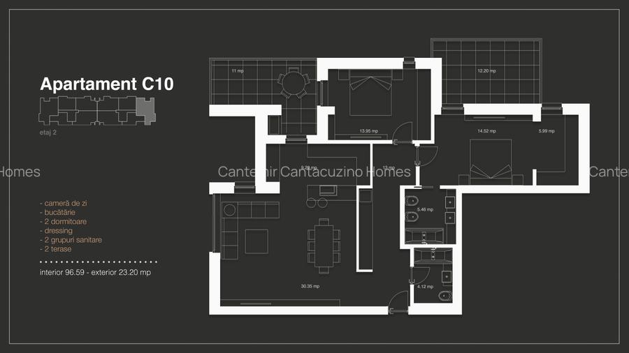 5 Apartamente noi cu 2 camere in proiectul www.cchomes.ro Iancu Nicolae/Pipera - 2