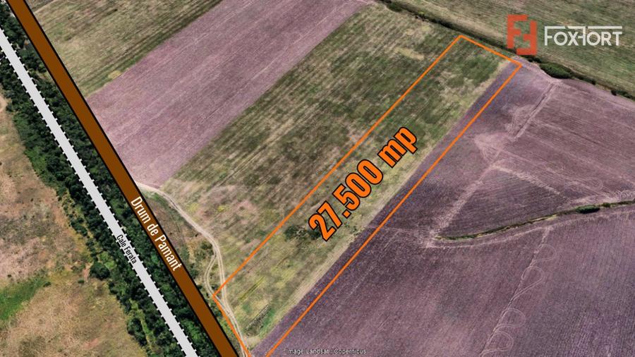 Teren extravilan 27.500 mp de vanzare in Timisoara-Zona Exterior Vest Mehala