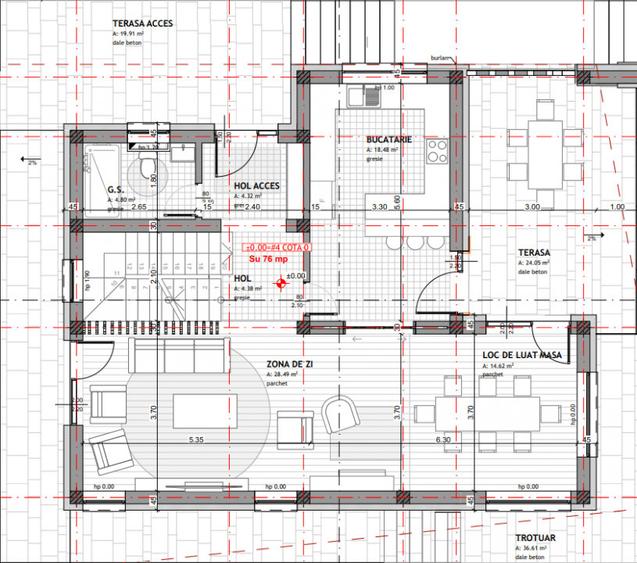 PROIECT EXCLUSIVIST! Casa Individuala cu garaj 225mp, teren 500mp