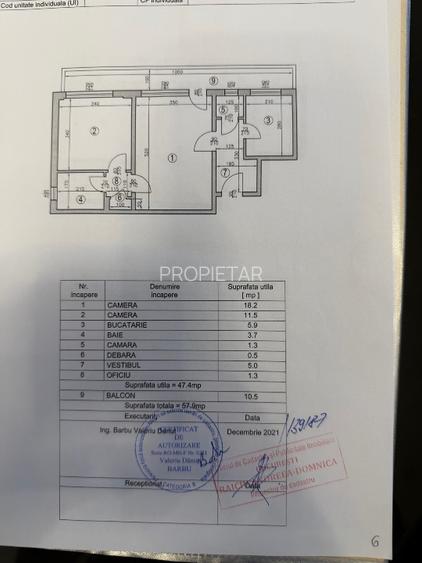 Proietar | 2 Camere | Complet Renovat | Metrou 1 Mai | Ion Mihalache  - 9