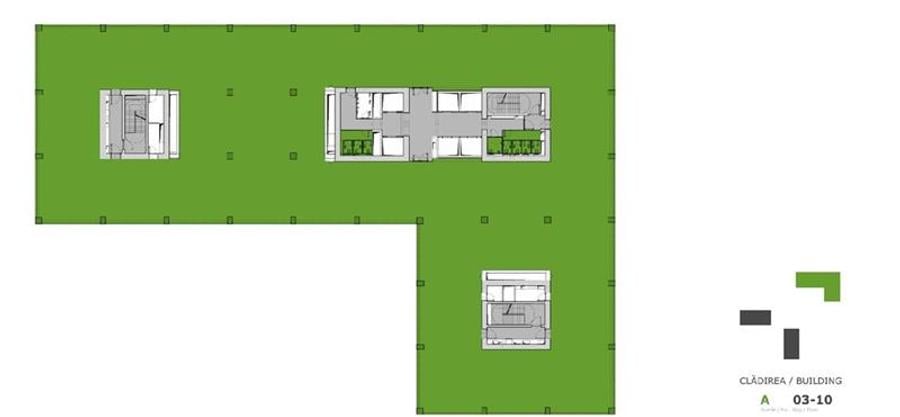 Spatii birouri de clasa A de la 298 mp
