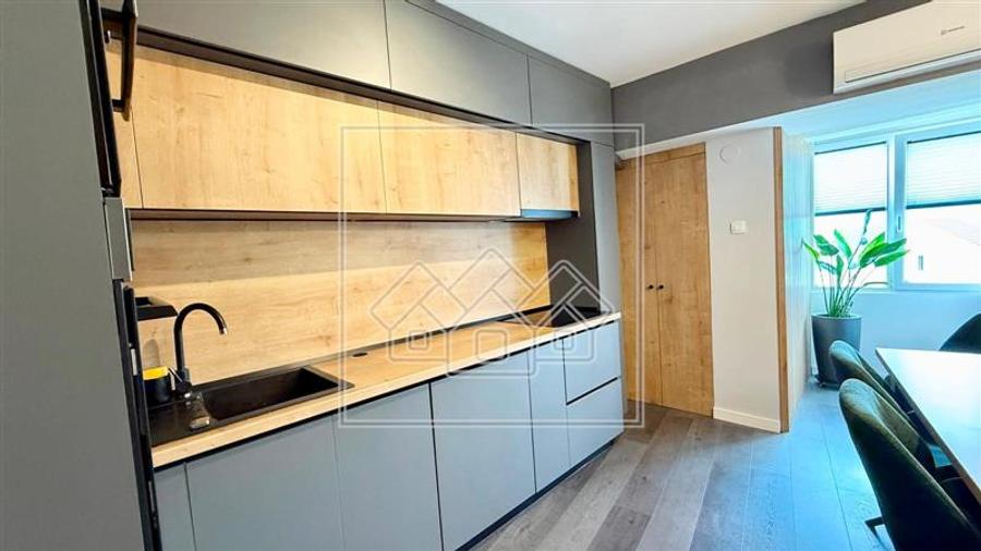Apartament tip duplex de inchiriat in Sibiu – 5 camere, 119,5 mp si 2 balcoane –