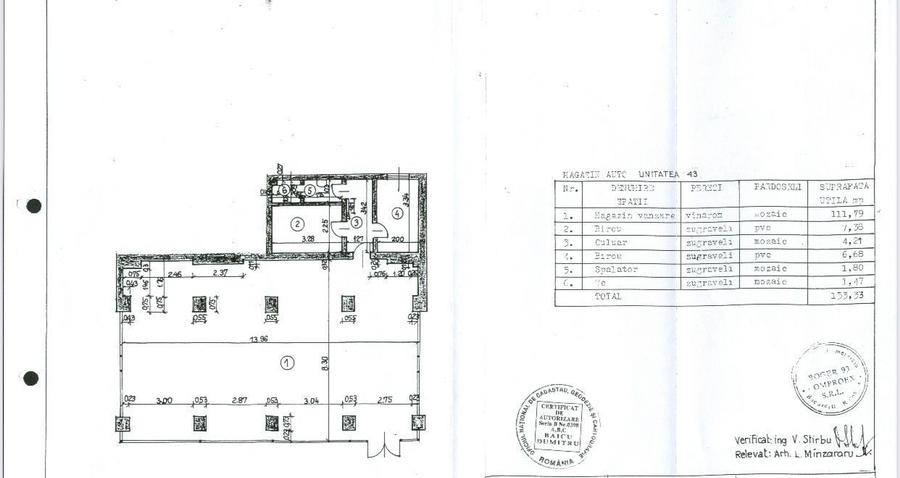 Titulescu-Basarab, spatiu comercial in suprafata de 133 mp