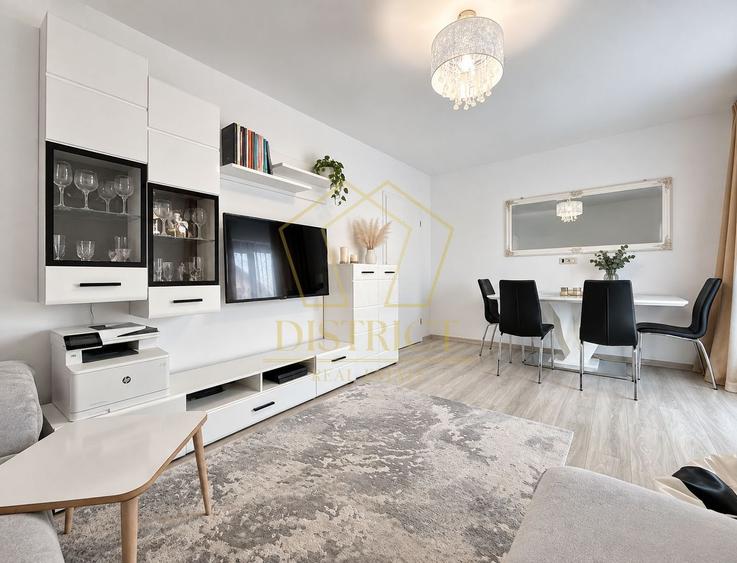 Apartament cu 2 camere mobilat | Etajul 1 | 57 mp utili | in Giroc la asfalt.