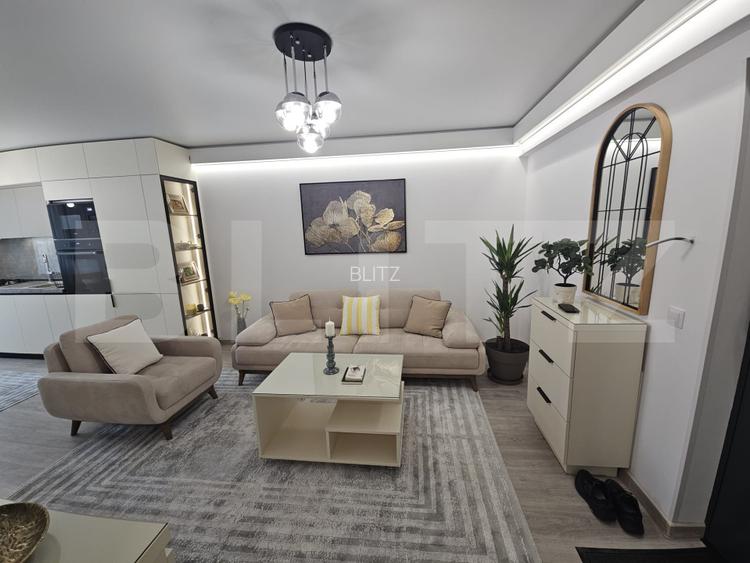 Apartament 2 camere, 44 mp,  mobilat complet, zona Copou - 2