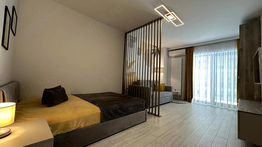 Garsoniera moderna Moghioros Park Residence Auchan Drumul Taberelor bloc nou