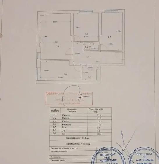 Apartament 3 Camere Decomandat mutare rapida Ozana metrou 1 Decembrie