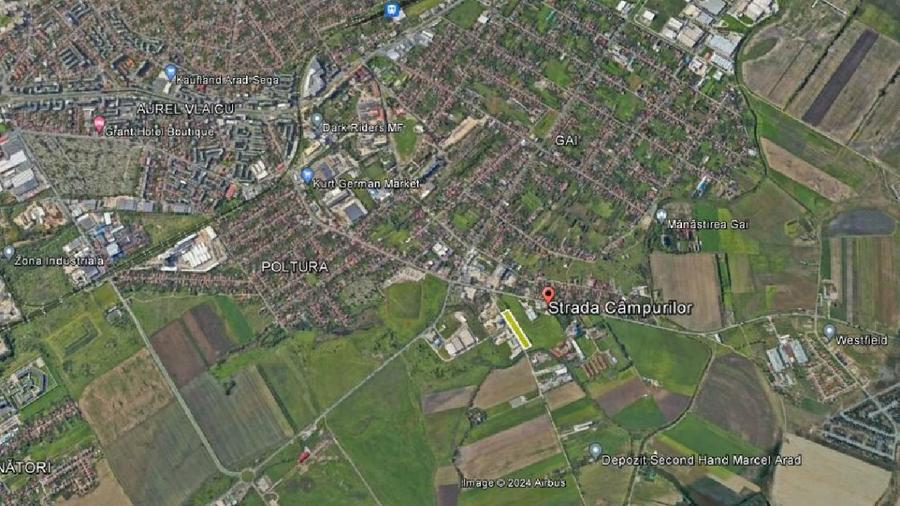 ARAD, Teren intravilan curti constructii-7.600 mp