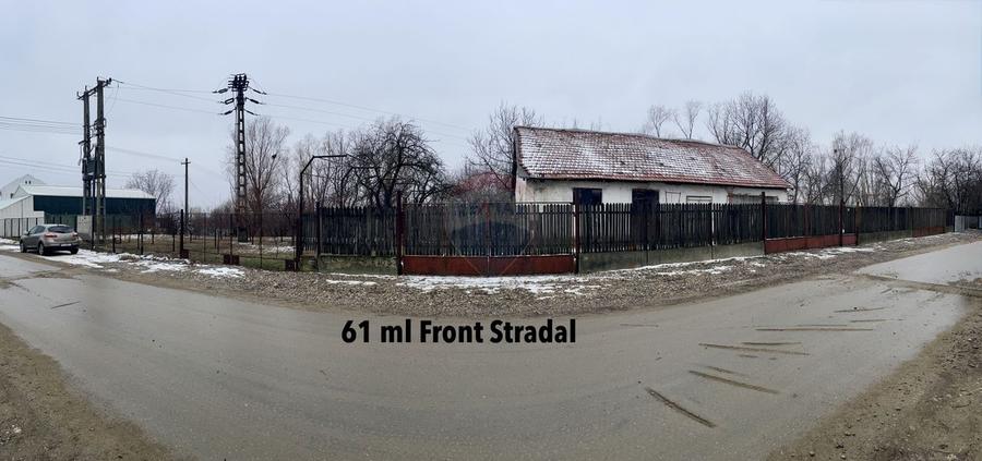 Teren intravilan Nedelea: 1247 mp cu deschidere de 61 ml