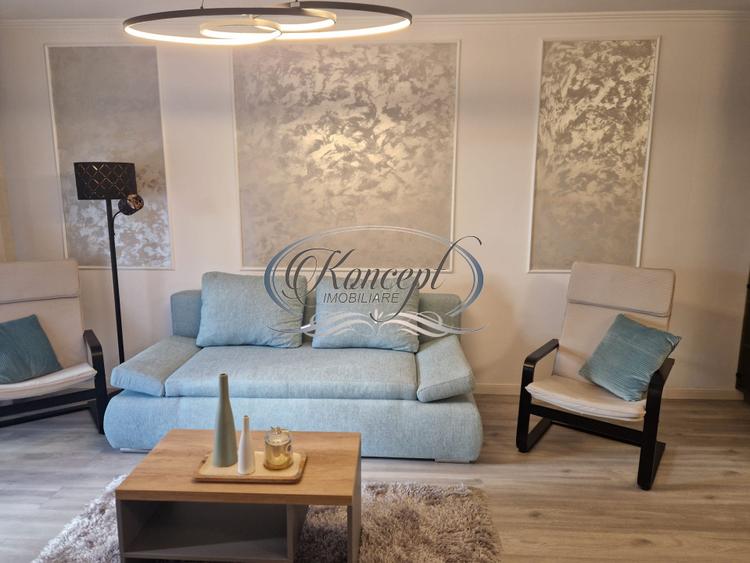 Apartament 2 camere, complet mobilat si utilat, balcon si parcare
