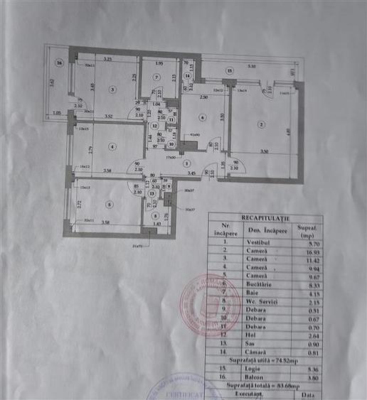 Apartament 4 camere Decomandat Sos. Berceni