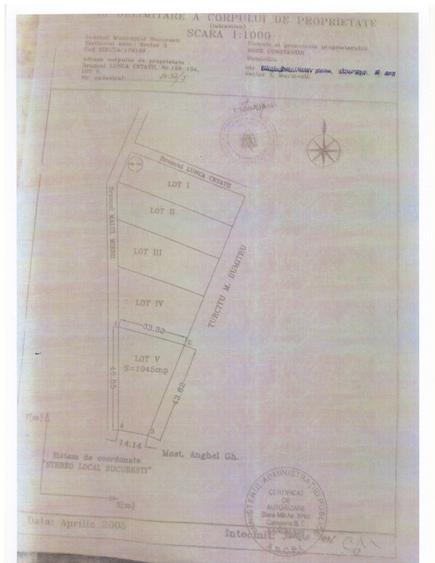 Splaiul Unirii - Lunca Veche - str.Malul Mierii, teren in suprafata de 1045 mp