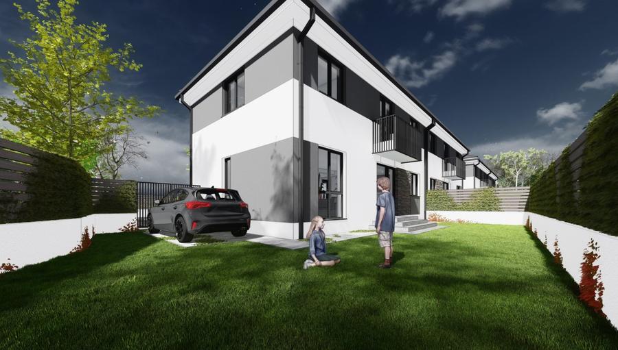 Ansamblu de case de vanzare Floresti zona Tauti finalizat