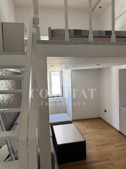 Garsonieră modernă în zonă centrală | Nișă de dormit