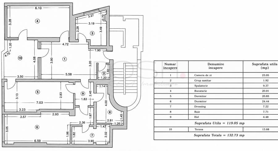 4 camere 132 mp, parcare inclusă, Lacul Floreasca - 15