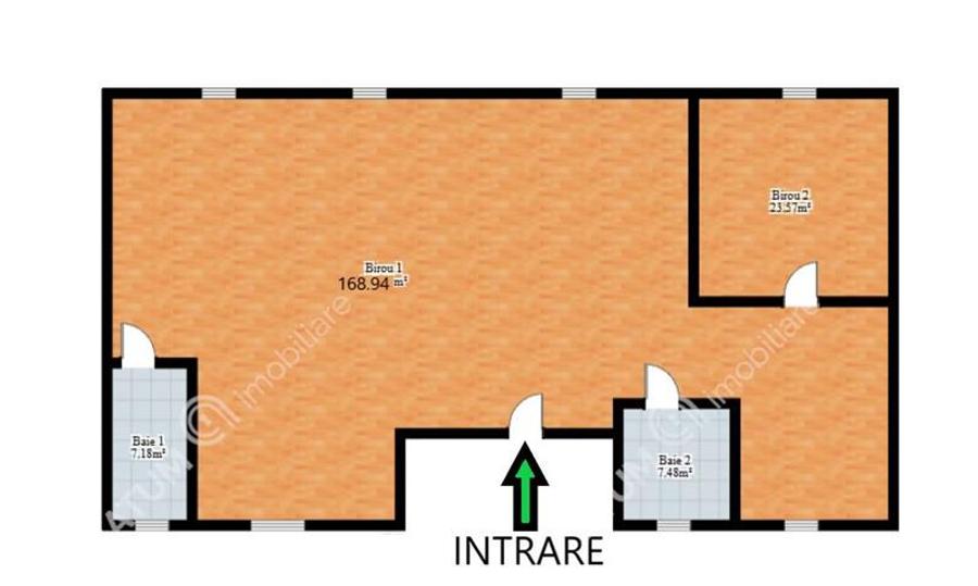 Spatiu birouri renovat de 206 mp utili pe Bld. Victoriei din Sibiu