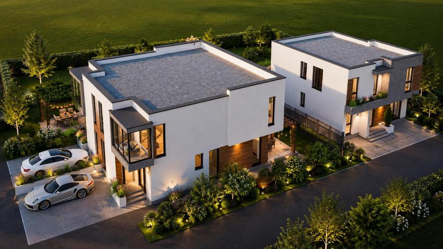 Vilă nouă 5 camere | Otopeni Centru | 150 mp utili | Teren 400 mp