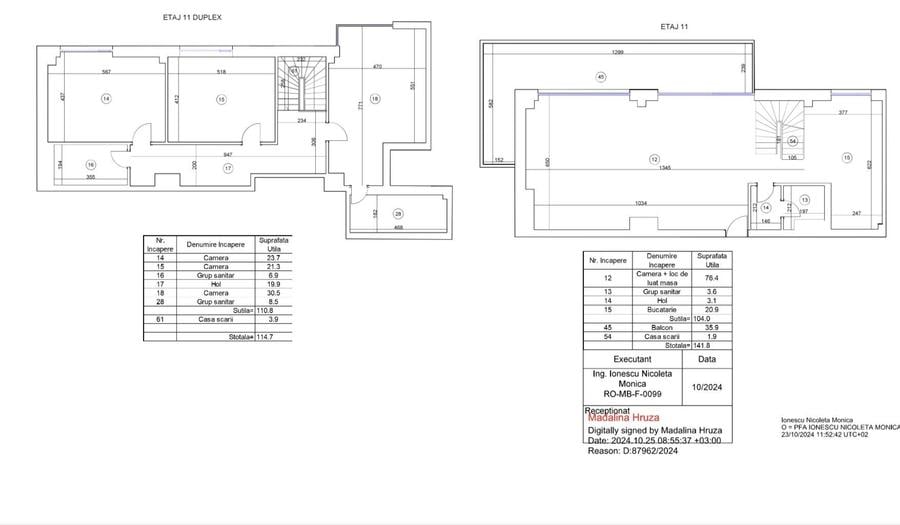 Vânzare duplex 4 camere – Aviatiei Towers 2