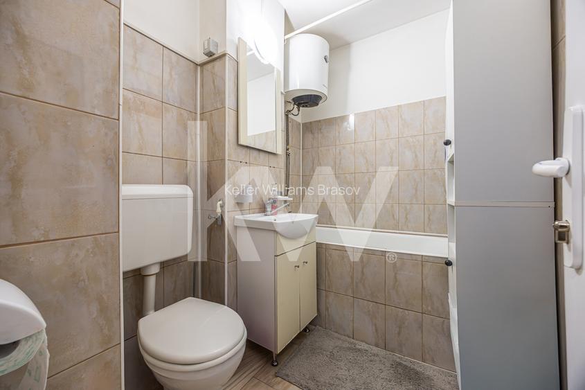 Garsonieră renovată | Complet mobilată | Zona Tractorul - comision 0%! - 13