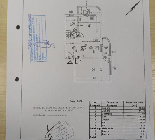 Apartament 2 camere de vanzare Apusului