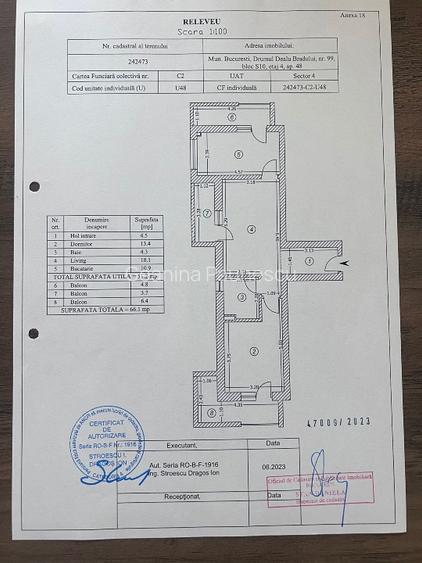 PROPRIETAR / 2 CAMERE /MOBILAT / UTILAT  - 9