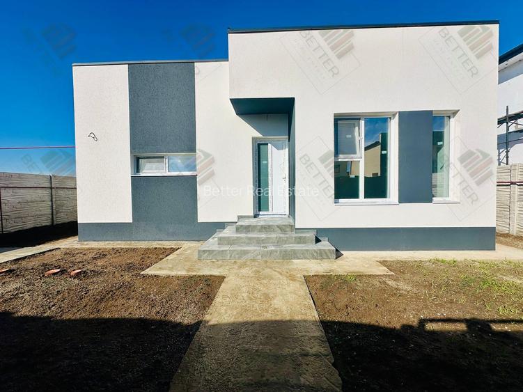Casa Noua De Vanzare – Parter, 3 Camere, 2 Bai, Teren 340 mp | 133.000 € - 2